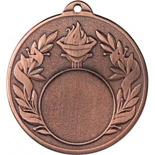 Медаль №186 (Диаметр 50 мм, металл, цвет бронза. Место для вставок: лицевая диаметр 25 мм, обратная сторона диаметр 45 мм)