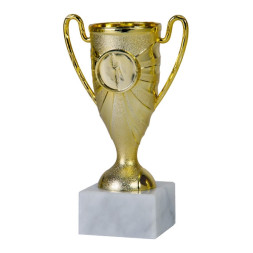 Кубок №204 (Высота 17 см, цвет золото, размер таблички 55x20 мм)