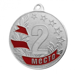 Медаль №1282 (2 место, диаметр 50 мм, металл, цвет серебро. Место для вставок: обратная сторона диаметр 45 мм)