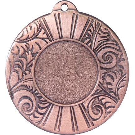 Медаль №187 (Диаметр 50 мм, металл, цвет бронза. Место для вставок: лицевая диаметр 25 мм, обратная сторона диаметр 45 мм)