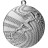 Медаль №92 (Бег, диаметр 40 мм, металл, цвет серебро. Место для вставок: обратная сторона диаметр 35 мм)
