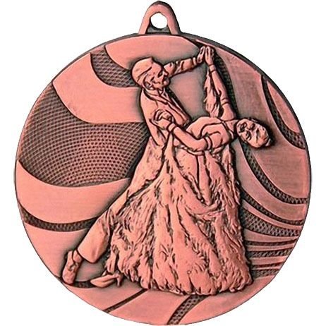 Медаль MMC 2850/В спортивно-бальные танцы (D-50 мм, s-2,5 мм)