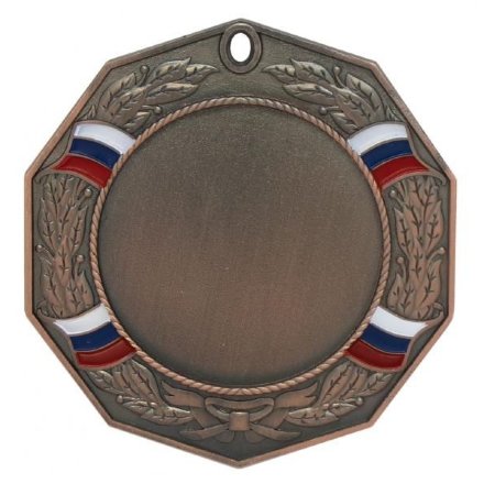 Медаль №1294 (Диаметр 80 мм, металл, цвет бронза. Место для вставок: лицевая диаметр 48 мм, обратная сторона диаметр 50 мм)