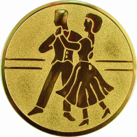 эмблема D1-A24/G танцы (D-25 мм)
