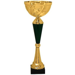 Кубок №292 (Высота 29 см, цвет золото-зелёный, размер таблички 60x15 мм)