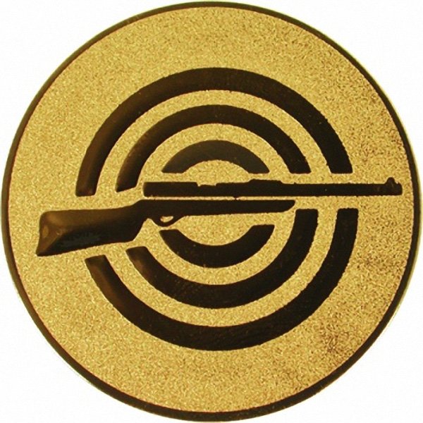 Эмблема D1-A50/G пулевая стрельба (D-25 мм)