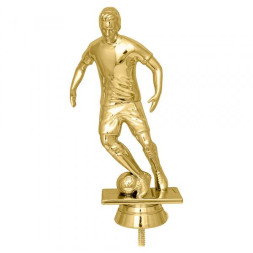 Фигурка №1292 (Футбол, высота 14 см, цвет золото, пластик)