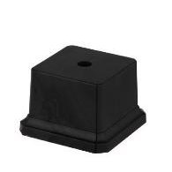 Цоколь BS 001/BL G (пластик черный) 70х70х50