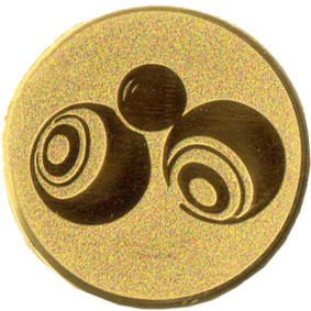 эмблема D1-A154/G петанк (D-25 мм)