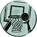 Жетон №15 (Баскетбол, диаметр 50 мм, цвет серебро)