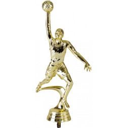 Фигурка №878 (Баскетбол, высота 17 см, цвет золото, пластик)