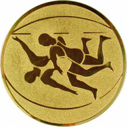 Жетон №19 (Борьба, диаметр 50 мм, цвет золото)