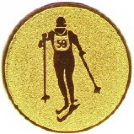 эмблема D1-A148/G лыжи (D-25 мм)