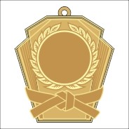 Медаль MZ 75-50/G (50х53 мм, D-25 мм, s-2 мм)