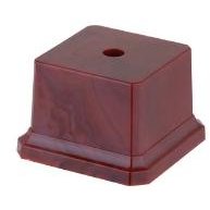 Цоколь BS 001/BR C (пластик коричневый) 110х110х70