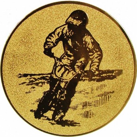 Жетон №49 (Мотокросс, диаметр 50 мм, цвет золото)