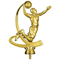 Фигурка №156 (Баскетбол, высота 15 см, цвет золото, пластик)