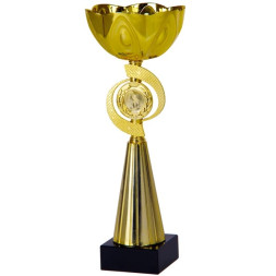 Кубок №239 (Высота 30 см, цвет золото, размер таблички 55x25 мм)