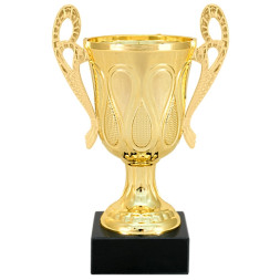 Кубок №103 (Высота 14 см, цвет золото, размер таблички 45x15 мм)