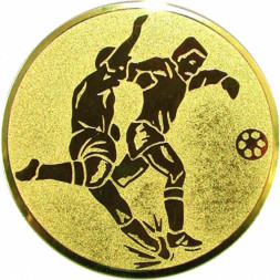 Жетон №74 (Футбол, диаметр 50 мм, цвет золото)