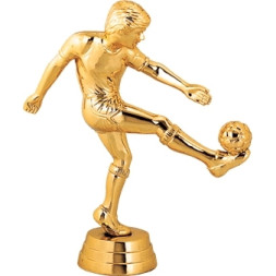 Фигурка №925 (Футбол, высота 12 см, цвет золото, пластик)