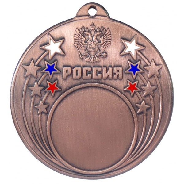 Медаль №194 (Диаметр 50 мм, металл, цвет бронза. Место для вставок: лицевая диаметр 25 мм, обратная сторона диаметр 45 мм)